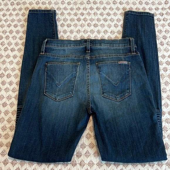 Hudson Brooklyn Moto Super Skinny Jeans Size 26 Walk of Fame - Picture 10 of 17
